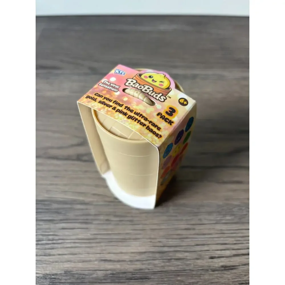 New Glitter Bao Buns TRIPLE Glitter with Original Packaging Squishy Toys